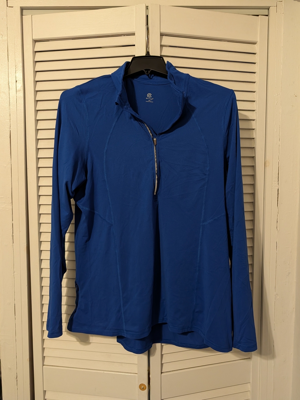 C9 by Champion Women's Blue Quarter-Zip Performance Pullover